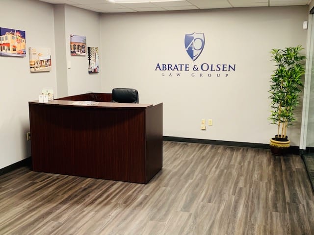 Photo of Abrate & Olsen Law Group front desk