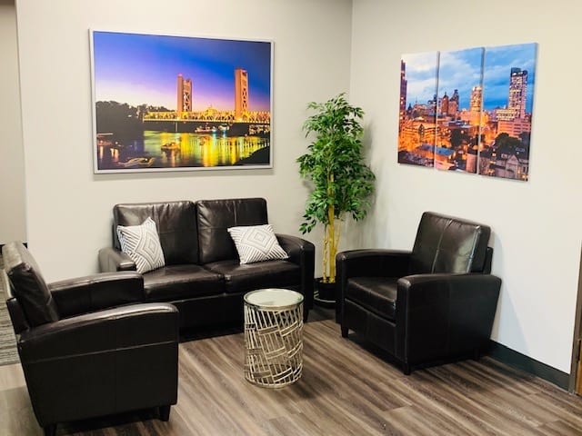 Photo of Abrate & Olsen Law Group office paintings